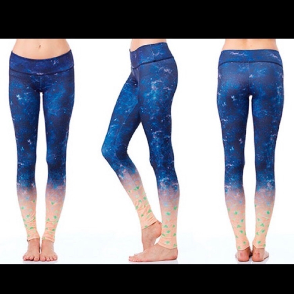 Onzie time travel galaxy leggings